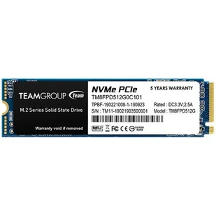 Team Group TM8FPD512G0C101 - Dyski SSD - miniaturka - grafika 1