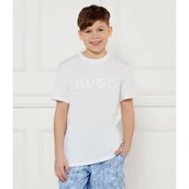 Koszulki dla chłopców - HUGO KIDS T-shirt | Regular Fit - miniaturka - grafika 1