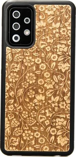 BeWood Drewniane Etui Samsung Galaxy A52/A52s 5G KWIATY POLNE ANIEGRE - Etui i futerały do telefonów - miniaturka - grafika 1