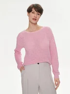 Swetry damskie - Vila Sweter Bellisina 14089578 Różowy Regular Fit - miniaturka - grafika 1