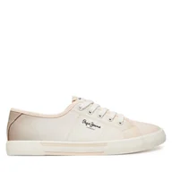 Trampki damskie - Tenisówki Pepe Jeans Brady Colors W PLS31600 Różowy - miniaturka - grafika 1