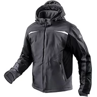 Kurtki męskie - Kübler kurtka zimowa softshell przepuszczająca powietrze, m, grafit / czarny 10417322-9799-M - miniaturka - grafika 1