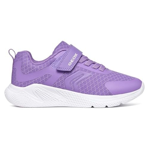 Geox Dziewczęce J Sprintye Girl A sneakersy, fioletowy, 28 EU