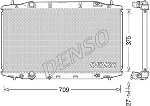 Chłodnica, układ chłodzenia silnika Denso DRM40041 - Układ chłodzenia - akcesoria - miniaturka - grafika 1