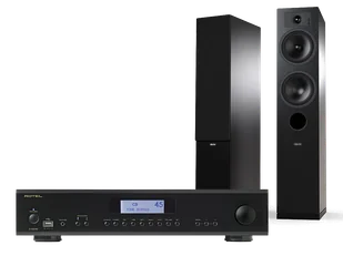 Rotel A12 MkII (czarny) + Tesi 5 (czarny) - Zestawy stereo - miniaturka - grafika 1