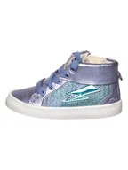 Buty dla dziewczynek - Clarks Skórzane sneakersy w kolorze fioletowym - miniaturka - grafika 1