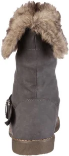 Buffalo Girl 238647R SY XYY PU 123227 damskie kozaki, szary - Szary Grey 01-40 EU - Kozaki damskie - miniaturka - grafika 1