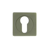 Klamki - Domino Rozeta kwadratowa na wkładkę satyna - miniaturka - grafika 1