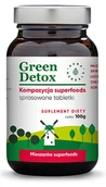 Odchudzanie i oczyszczanie - AuraHerbals Green Detox - tabletki oczyszczające (100g/75tabletek) AuraHerbals - miniaturka - grafika 1