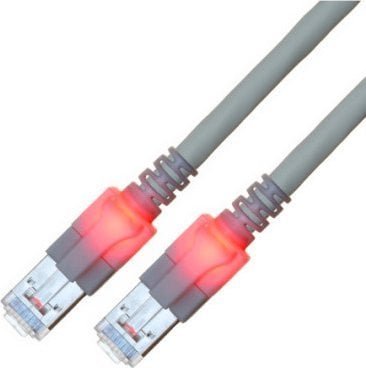 SACON Kabel saCon S/FTP kat. 6 klasa E, LSOH, szary, 1 m