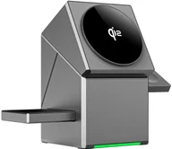 Ładowarki do telefonów - Ładowarka magnetyczna indukcyjna 3w1 Qi2 15W do Apple iPhone iWatch Airpods - miniaturka - grafika 1