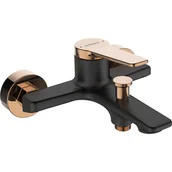 Baterie wannowe i prysznicowe - Bateria wannowa czarna Alanis Kuchinox - miniaturka - grafika 1