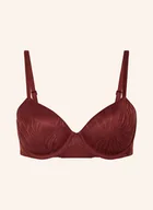 Biustonosze - Calvin Klein Biustonosz Usztywniany Sheer Marquisette rot - miniaturka - grafika 1