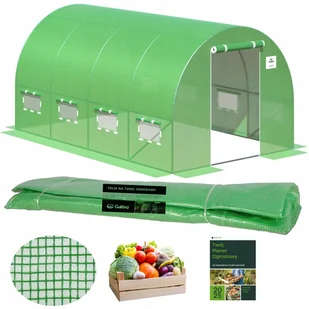 Folia Poszycie na Tunel Ogrodowy Szklarnia 2,5x4x2 UV4 Zielona Mocna - Szklarnie ogrodowe - miniaturka - grafika 1