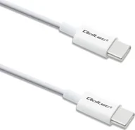 Kable USB - Kabel USB Qoltec USB-C - USB-C 1.5 m Biały - miniaturka - grafika 1