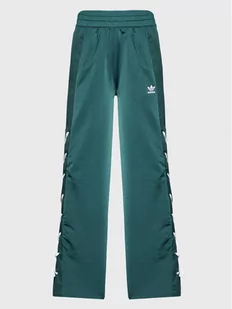 adidas Spodnie dresowe Always Original Laced HK5086 Zielony Relaxed Fit - Spodnie sportowe damskie - miniaturka - grafika 1