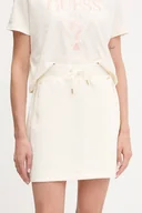 Spódnice - Guess spódnica PEONY kolor beżowy mini prosta V5YD03 KBSL2 - miniaturka - grafika 1