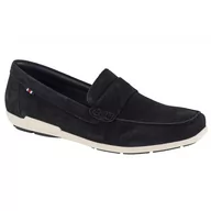 Buty sportowe męskie - Buty Rieker Moccasins M (kolor Granatowy, rozmiar 45) - miniaturka - grafika 1