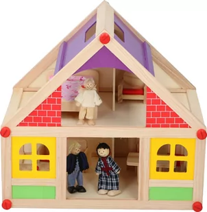 Marionette Domek dla lalek dla dzieci drewniany E-16874 - Domki dla lalek - miniaturka - grafika 1