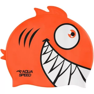 Czepek pływacki silikonowy dla dzieci Aqua Speed Pirana - Pływanie - miniaturka - grafika 1