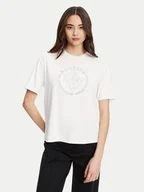 Koszulki i topy damskie - Guess T-Shirt V5YI05 KCOA2 Biały Regular Fit - miniaturka - grafika 1