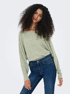 ONLY Sweter w kolorze jasnozielonym - Swetry damskie - miniaturka - grafika 1