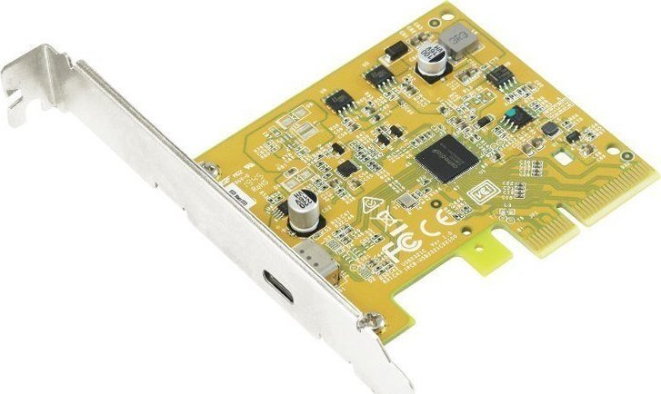 Adapter USB Sunix IO Sunix PCIe3.0 x4 1xUSB Type-C 3.2 Gen2x2 USB2321C LP inkl. Low-Profile Slotblech