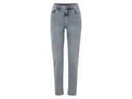 Spodnie damskie - esmara® Jeansy Straight Fit damskie z bawełny (Niebieski, 34) - miniaturka - grafika 1