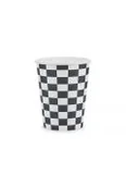 Materiały pomocnicze dla nauczycieli - Kubeczki Szachownica, 220 ml 6szt - miniaturka - grafika 1