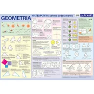 Podręczniki dla szkół podstawowych - Demart Geometria. Szkoła podstawowa. Plansza edukacyjna na ścianę i biurko plus książeczka edukacyjna praca zbiorowa - miniaturka - grafika 1