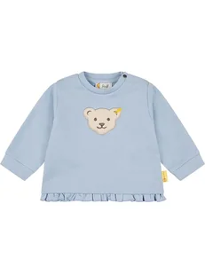 Steiff Bluza w kolorze błękitnym - Bluzy i sweterki niemowlęce - miniaturka - grafika 1