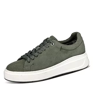 Sneakersy damskie - Tamaris Damskie sneakersy 1-1-23700-27 normalne rozmiar: UE, Sage Suede, 39 eu - grafika 1