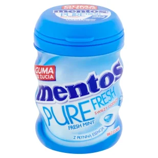 Mentos - Guma do żucia o smaku miętowym bez cukru - Gumy do żucia, lizaki, dropsy - miniaturka - grafika 1
