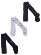 Rajstopy - Rajstopy dziewczęce bawełniane we wzory 3PAK 152-158 YOCLUB - miniaturka - grafika 1