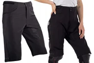 Spodenki rowerowe - Spodenki rowerowe damskie Leatt Trail 2.0 Black XL - miniaturka - grafika 1