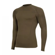 Odzież taktyczna i umundurowanie - Longsleeve Termoaktywny Męski Bielizna Brubeck RANGER THERMO - Khaki  XXL - miniaturka - grafika 1