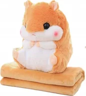 Koce i narzuty dla dzieci - birdo Maskotka z kocykiem 2w1 - Chomik - miniaturka - grafika 1