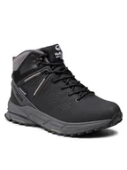 Buty zimowe męskie - Halti Trekkingi Hakon Mid Dx Trekking Shoe 054-2700 Czarny - miniaturka - grafika 1