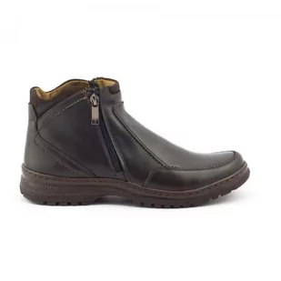 Buty męskie sztyblety skórzane zimowe 816 Kabir - Komodo - Półbuty męskie - miniaturka - grafika 1