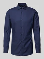 Koszule męskie - Koszula casualowa o kroju slim fit z kołnierzykiem typu kent model ‘PARKER’ - miniaturka - grafika 1