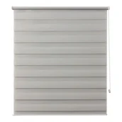 Rolety - Roleta dzień/noc OPP 116,7 x 160 cm jasnoszara - miniaturka - grafika 1