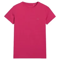 Koszulki sportowe damskie - Koszulka damska 4F Tshirt F2439 Rozmiar: XL / Kolor: różowy - miniaturka - grafika 1