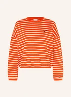 Bluzy damskie - Ichi Bluza Nierozpinana Ihbauma rot - ICHI - miniaturka - grafika 1