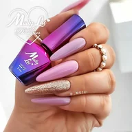 Lakiery hybrydowe - Molly Lac Lakier hybrydowy MollyLac Obsession Rich Lilac 10 g Nr 212 - miniaturka - grafika 1