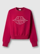 Bluzy damskie - Pepe Jeans Bluza "Bernis" w kolorze czerwonym - miniaturka - grafika 1