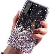 Etui i futerały do telefonów - Etui XIAOMI 12 5G / 12X 5G Brokat Cekiny Glue Glitter Case czarne - miniaturka - grafika 1