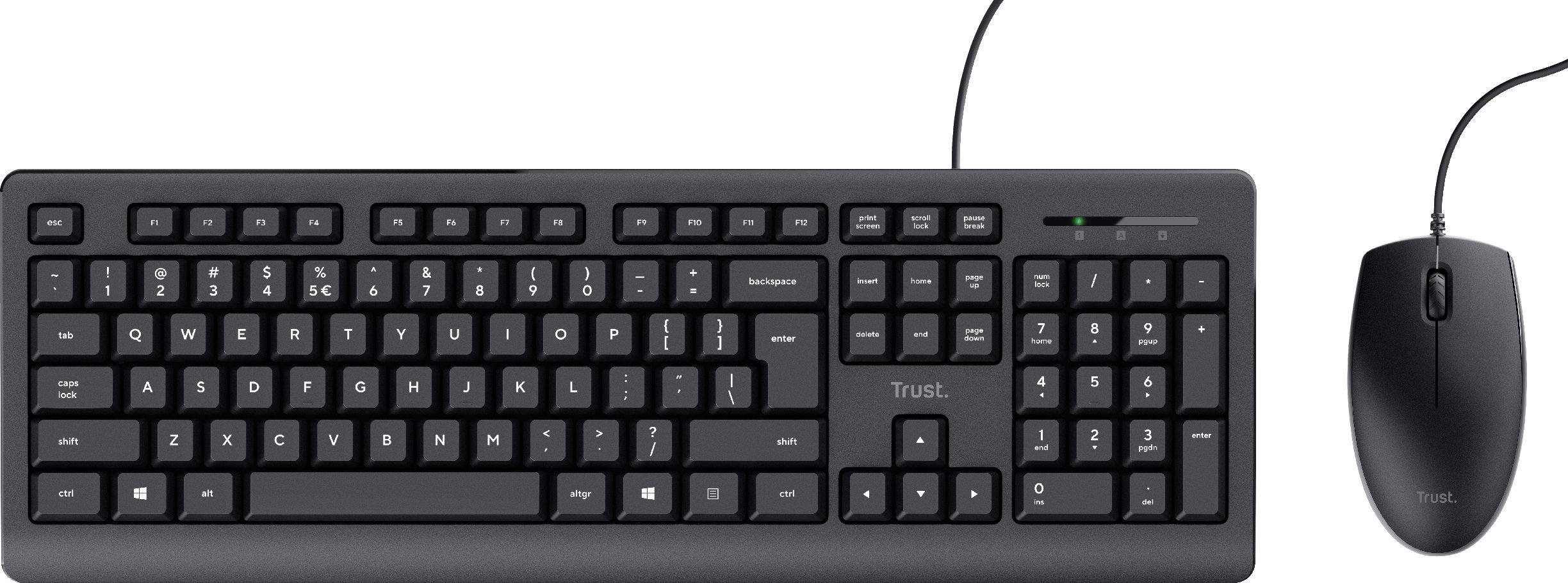 Trust TKM-250 USB KEYBOARD AND 23978