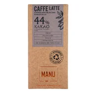 Czekolada - Manufaktura Czekolady MANU czekolada mleczna 44% caffe latte 60g - miniaturka - grafika 1