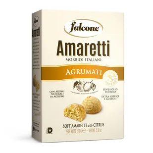 Ciastka Amaretti Agrumati 170g - Falcone - Ciastka - miniaturka - grafika 1