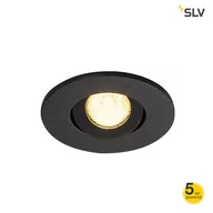 Lampy pozostałe - SLV SPOTLINE NEW TRIA MINI DL SET 3000K czarna Downlight okrągły 30° 113970 - miniaturka - grafika 1